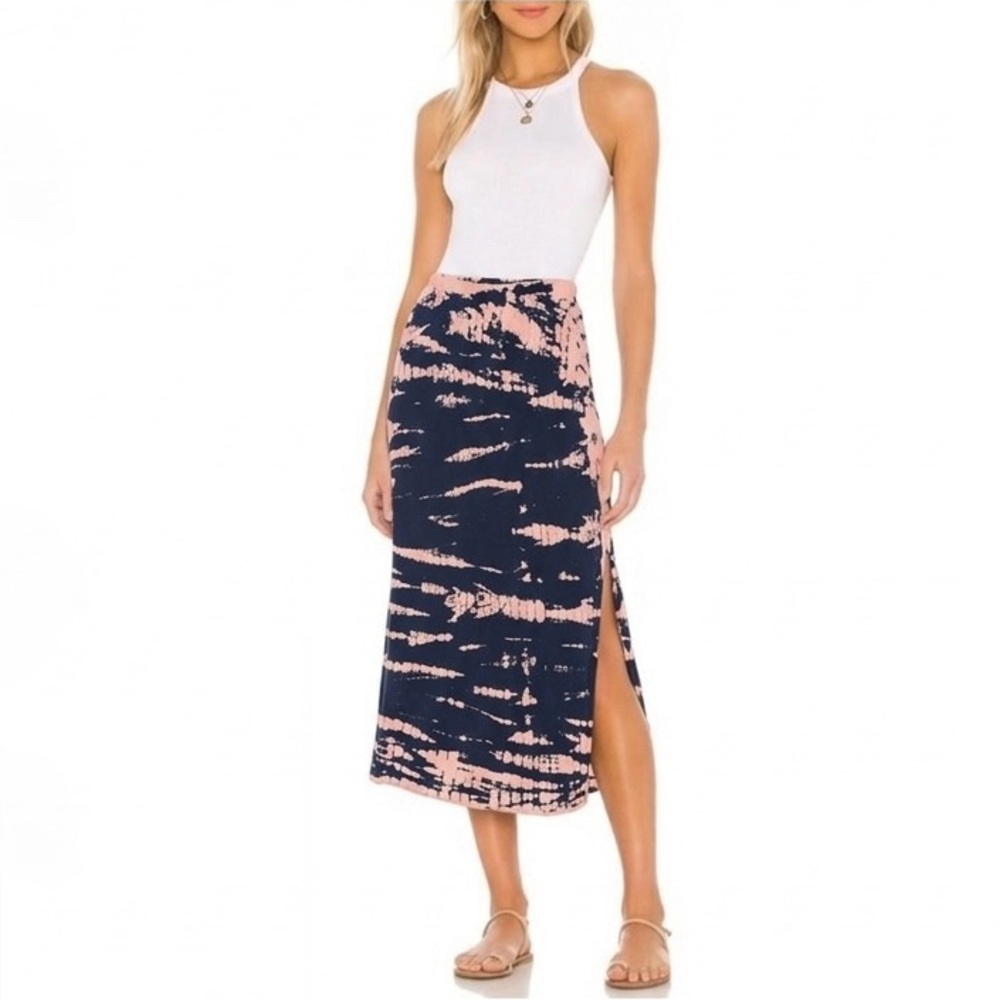Revolve Shopbop YFB Felicity Midi Tie Dye Skirt in Small